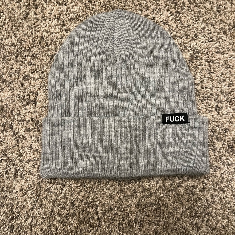 Gray Beanie Hat